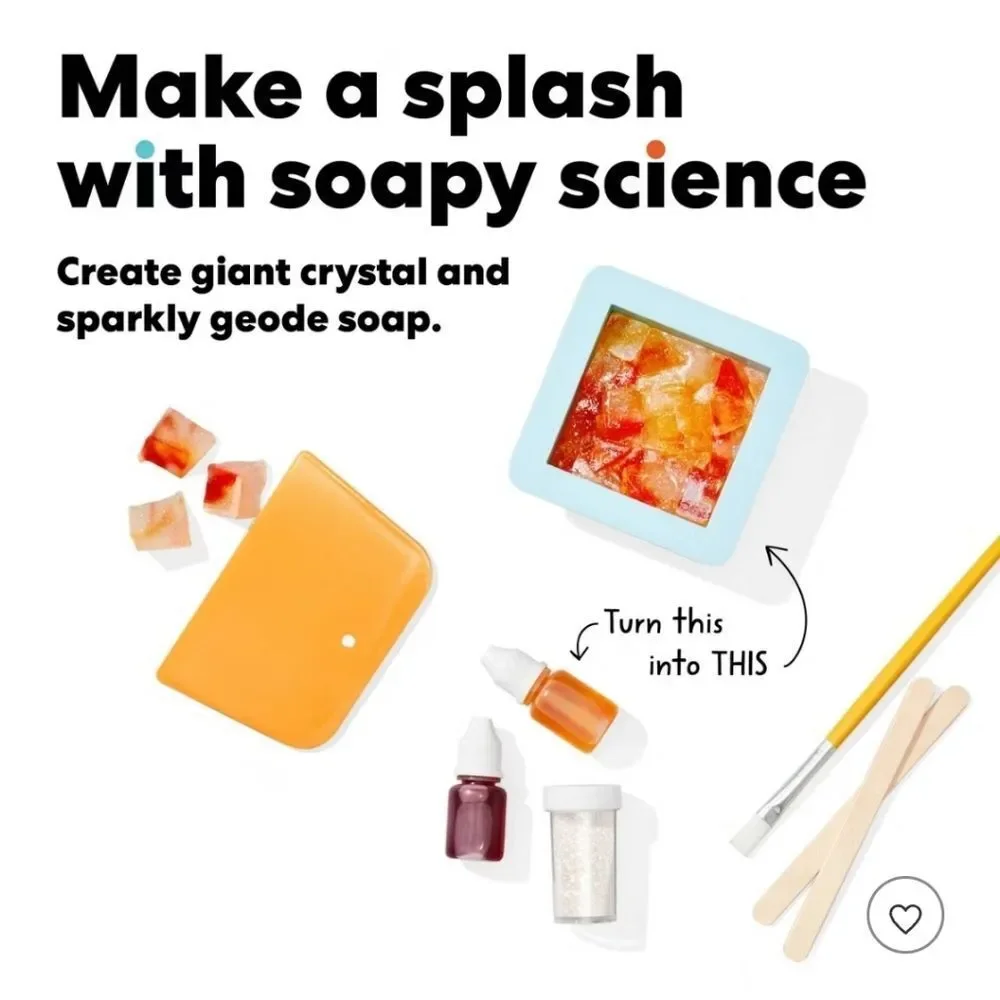 New KiwiCo Crystal Ombre Soapmaking: DIY Craft Activity Kit
